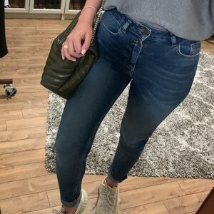 Zara high rise skinny jeans size 2